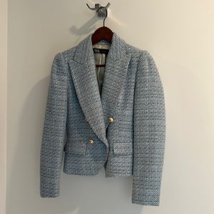 Zara double breasted blazer